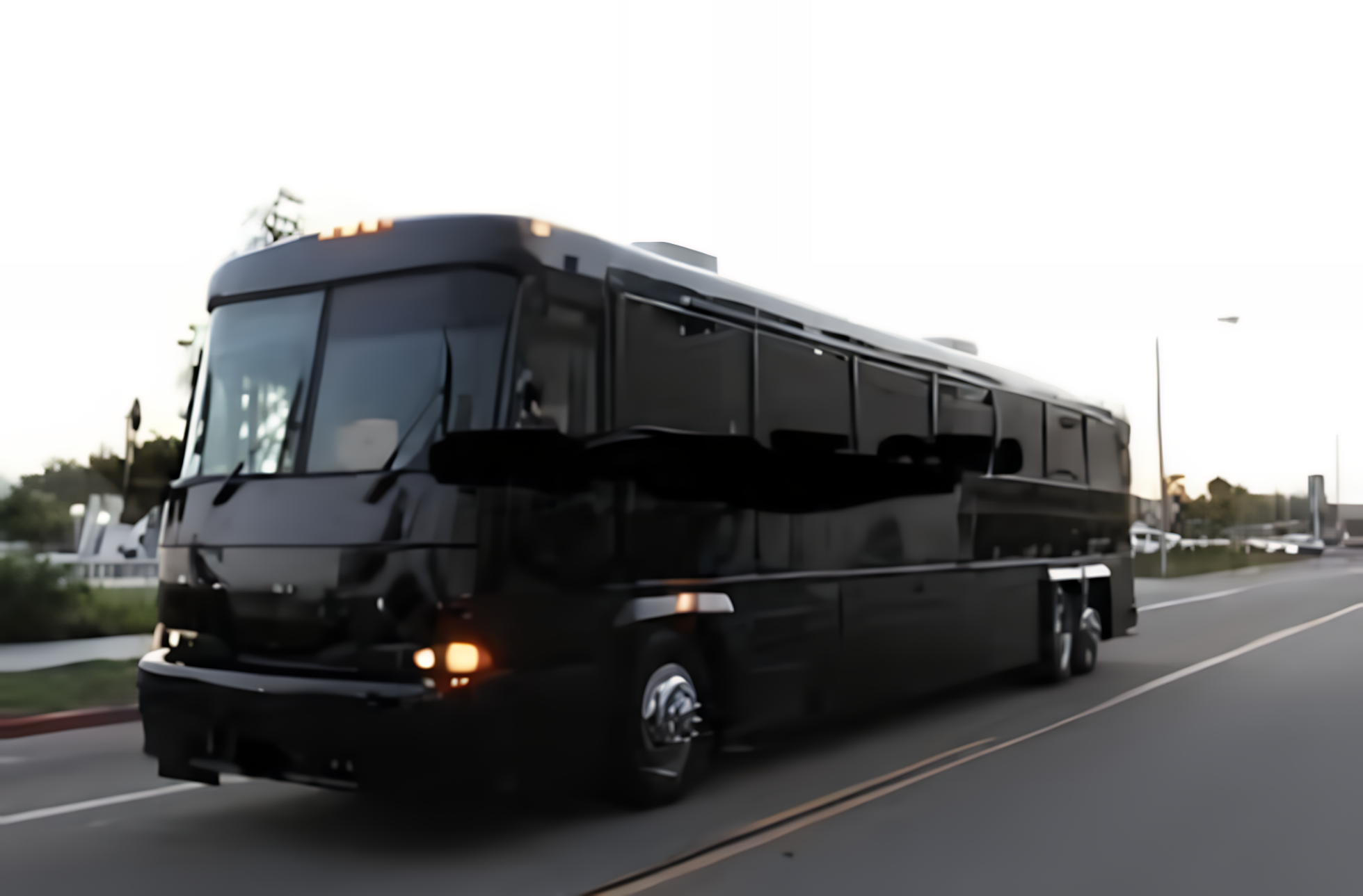 45 passenger party bus exterior
